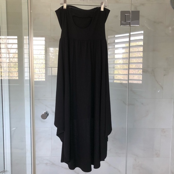 Sweetheart Neckline Black Midi-Maxi Dress - Picture 4 of 5